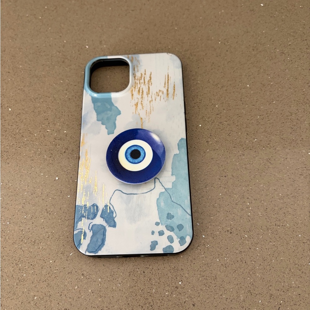 Blue Eye Phone Case with Holder